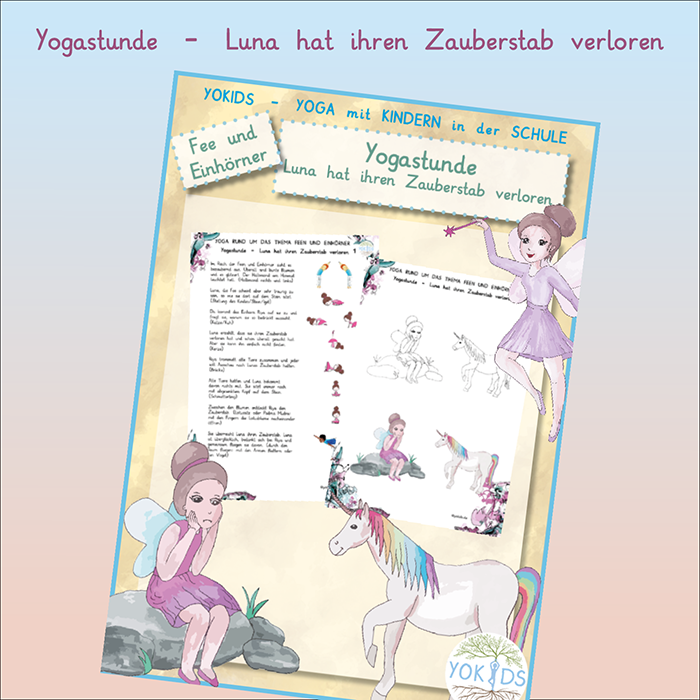 Yogastunde Fee Einhorn